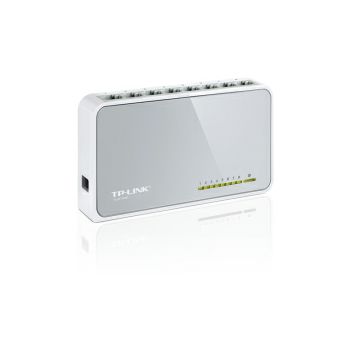 TP-Link 8-port mini Desktop preklopnik (Switch), 8×10/100M RJ45 ports, plastično kućište