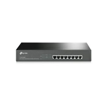 TP-Link 8-port Gigabit PoE+ preklopnik (Switch), 8×10/100/1000M RJ45 PoE ports, 802.3af/at, metalno kućište, 1U 13" (126W)