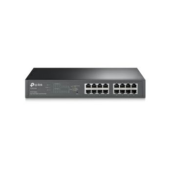 TP-Link 16-port Gigabit Easy Smart Desktop/Rackmount PoE+ preklopnik (Switch), 16×10/100/1000M RJ45 ports, 8×PoE+ ports, metalno kućište