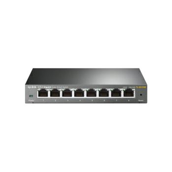 TP-Link 8-port Gigabit Easy Smart preklopnik (Switch), 8×10/100/1000M RJ45 ports, metalno kučište