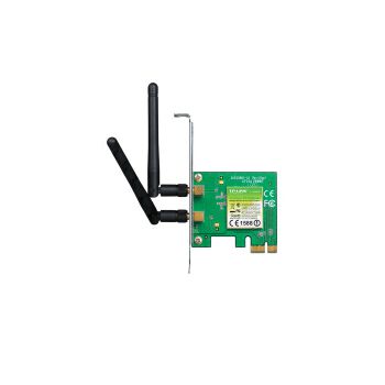 TP-Link bežični PCIe adapter 300Mbps (2.4GHz), 802.11n/g/b, 2× odvojiva antena, Low profile