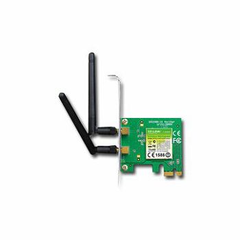 NIC TP-Link TL-WN881ND, PCI Express (x1) Adapter, 2,4GHz Wireless N 300Mbps, Detachable Omni Directional Antenna 2 x 2dBi (RP-SMA)