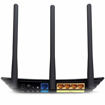 Router TP-Link TL-WR940N, 2,4GHz Wireless N 450Mbps, 4 x 10/100Mbps LAN Ports, 1 x 10/100Mbps WAN Port, Fixed Omni Directional Antenna 3 x 5dBi, IP based bandwidth control