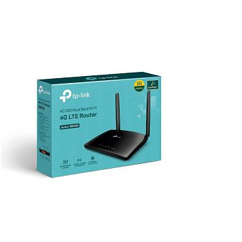 TP-LINK Archer MR400 AC1200 Wireless Dual Band 4G LTE Router, SIM