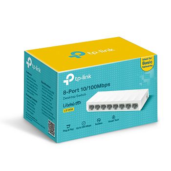 TP-LINK LS1008 8 port LS1008 100Mbps network switch