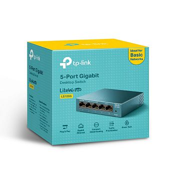 TP-LINK LS105G 5 port Gigabit network switch