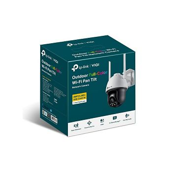 TP-LINK VIGI 4MP Outdoor Full-Color Wi-Fi Pan Tilt Network Camera (up to 2560X1440 H.265+ 30fps)