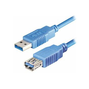 Transmedia USB 3.0 type A plug - USB type A jack 2m