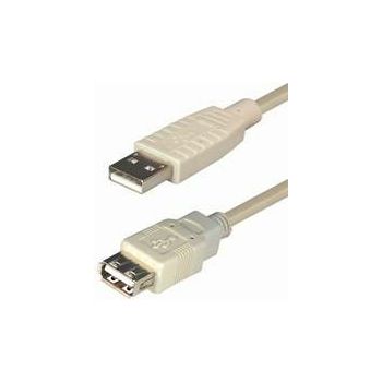 Transmedia USB 2.0 extension Kabel AA1,0m