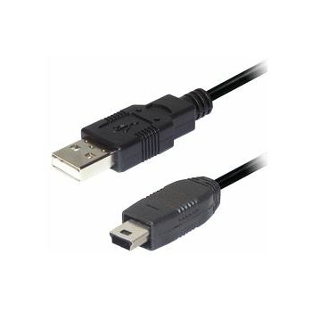 Transmedia USB A to 5 pin mini Kabel 1m