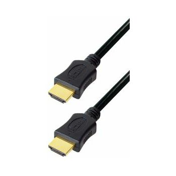Transmedia High Speed HDMI cable with Ethernet 1m gold plugs, 4K