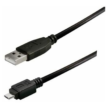 Transmedia USB typeA plug-Micro USB typeB 1,8m