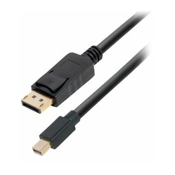 Transmedia DisplayPort plug to Mini DisplayPort plug, 1,0 m