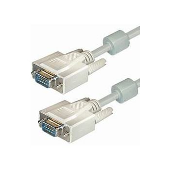 Transmedia VGA Monitor Cable 15pin,20m, bijela