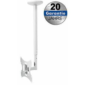 Transmedia LCD Flat Screen (25-76 cm) Ceiling Bracket, White