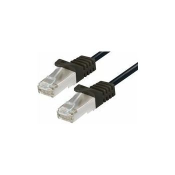 Transmedia CAT6a SFTP CU AWG26 Patch Cable 7,5m black