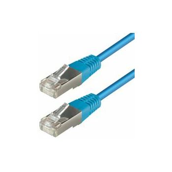 Transmedia S-FTP Cat5E Patch Kabel (RJ45), Blue 0,5m