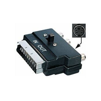 Transmedia Video Conn Box 3 RCA to Scart