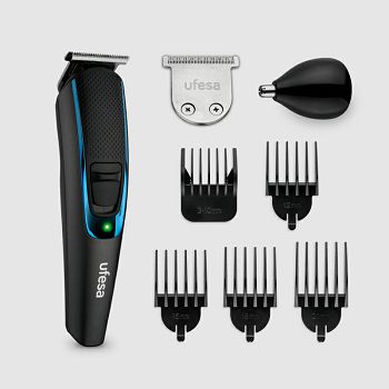 Ufesa hair clipper with Groom facial care set