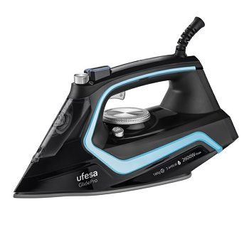 Ufesa Steam iron Glide Pro 2600W black turquoise