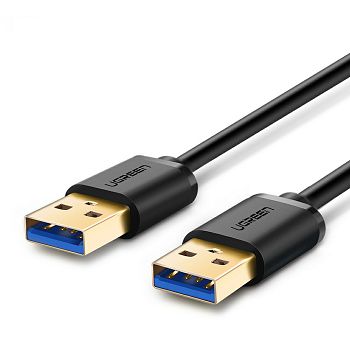 Ugreen USB 3.0 cable (M to M) black 1 m - polybag