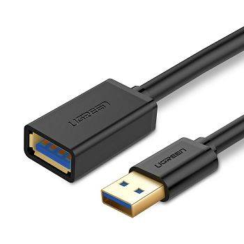 Ugreen USB 3.0 extension (M to F) black 2m - polybag