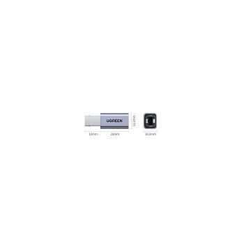 Ugreen adapter USB-C female to USB-B - 20120, silver