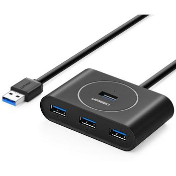 Ugreen USB 3.0 4 Ports Hub black 0.5m - box