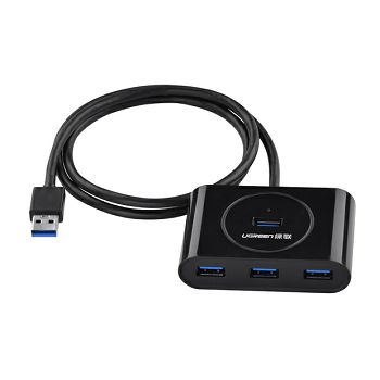 Ugreen USB 3.0 4 Ports Hub black 1m - box