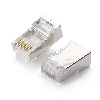 Ugreen RJ45 network connector Cat6 (package of 10 pieces) - polybag