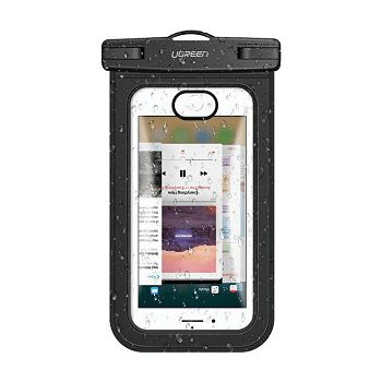 Ugreen waterproof cover for mobile phones up to 6.5 "- polybag