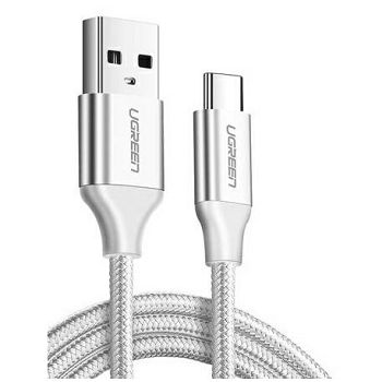 UGREEN USB 2.0 A to USB-C cable 2m (white) - polybag