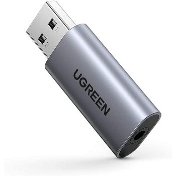 UGREEN USB external sound card from USB to 3.5mm audio box