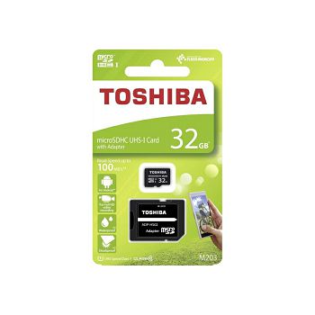 Memorijska kartica Toshiba microSD 32GB cl.10 M203 UHS1 EXCERIA 100MB/s