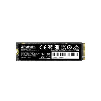 Verbatim Vi5000 512GB SSD M.2 NVMe PCIe Gen4x4, R/W: 5000/4500MB/s