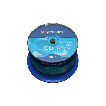 CD-R Verbatim 700MB 52× DataLife 50 pack spindle EP