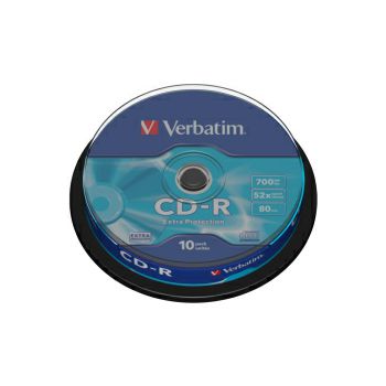 CD-R Verbatim 700MB 52× DataLife 10 pack spindle EP