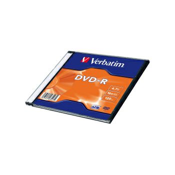 DVD-R Verbatim 4.7GB 16× Matt Silver Single pack Slimcase (min. 20 kom)