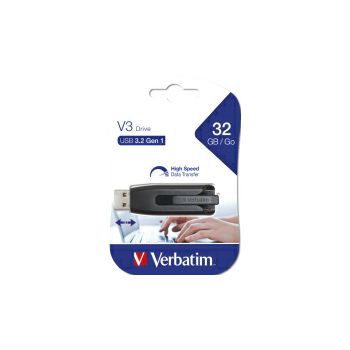 Verbatim V3 32GB USB3.2 Gen1, crni