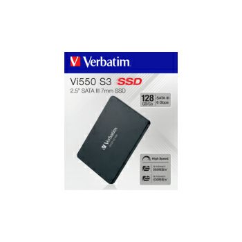 Verbatim Vi550 S3 128GB SSD SATA3 TLC, 2.5", R/W: 560/430MB/s