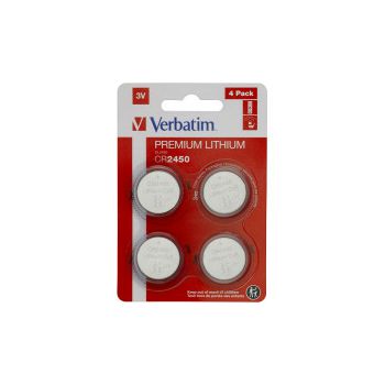 Verbatim CR2450 Lithium baterija, 3V (4 kom./pakiranje)