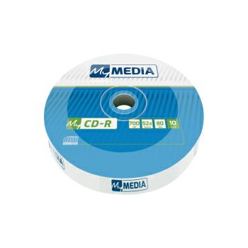 CD-R MyMedia 700MB 52× Matt Silver, Wrap pakiranje 10 kom.