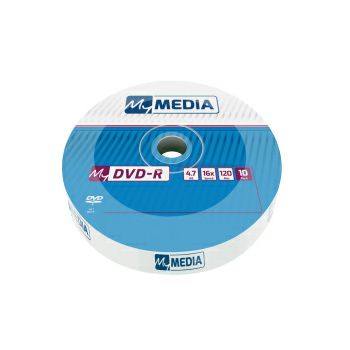 DVD-R MyMedia 4.7GB 16× Matt Silver, Wrap pakiranje 10 kom.