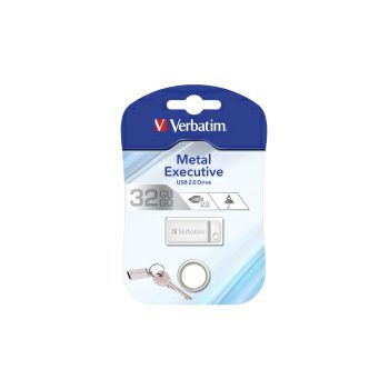 Verbatim USB2.0 StorenGo Metal Executive 32GB, srebrni