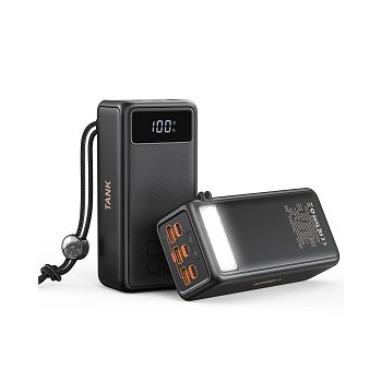 VEGER portable battery Tank Boost 56000 mAh, black.