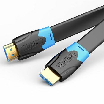 Vention Flat High Speed HDMI Cable 5M Black