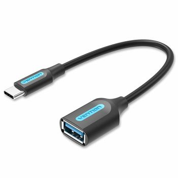 Vention USB 3.1(Gen 1) C Male to A Female OTG Cable 0.15M Black