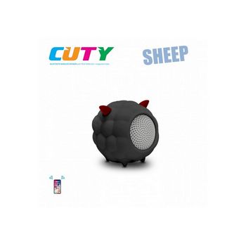 iDance zvučnik Bluetooth, gumirano kućište, ugrađeni punjač, crni CUTY SHEEP