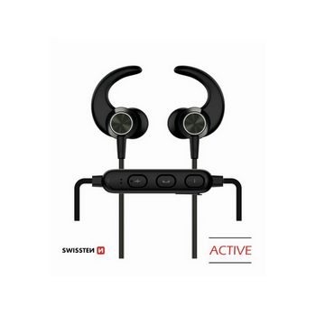 SWISSTEN slušalice Bluetooth, mikrofon, Handsfree, In-ear, crne ACTIVE