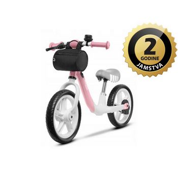 Lionelo dječji bicikl - guralica Arie 12", rozi